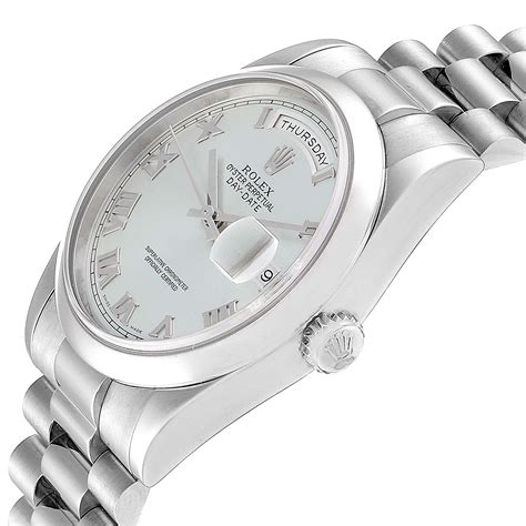 118206 rolex|rolex presidential day date platinum.